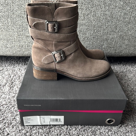 Vince Camuto Shoes - Vince Camuto Brown Ankle Boots Slouchy Design